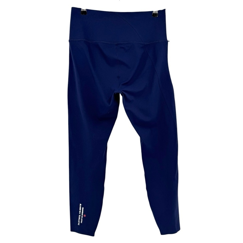 G/Fore G4 Operative High Rise Striped Leggings in SOFT OPS Tri Stripe Blue XL - Picture 5 of 10